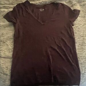 5/$10 Women's V-Neck Brown Top